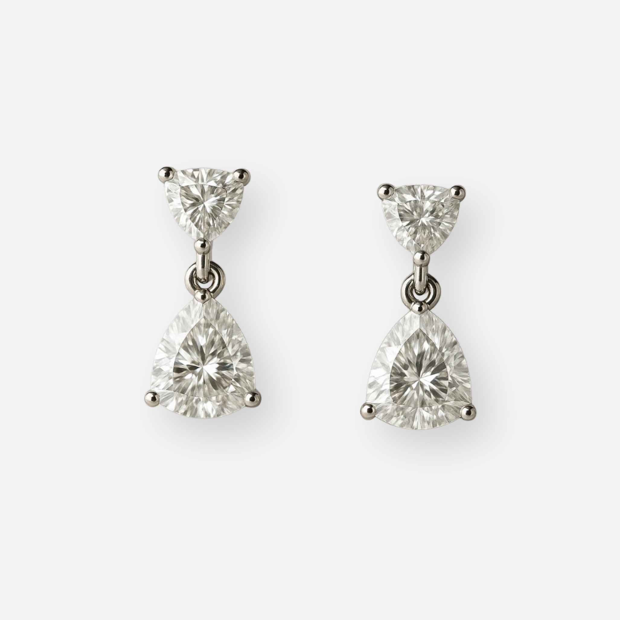 Silver Two piece Earrings