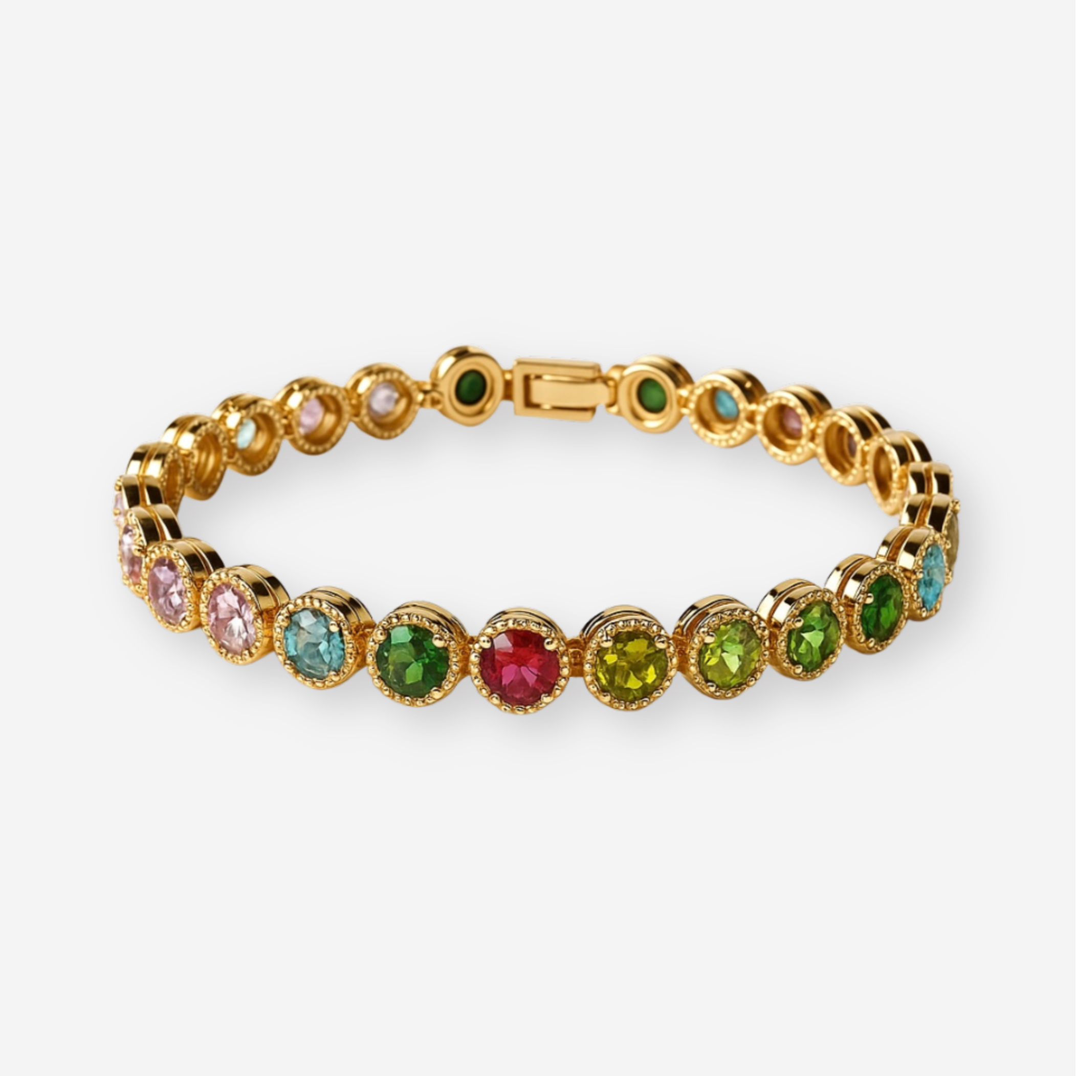 Multicolour Tennis Bracelet